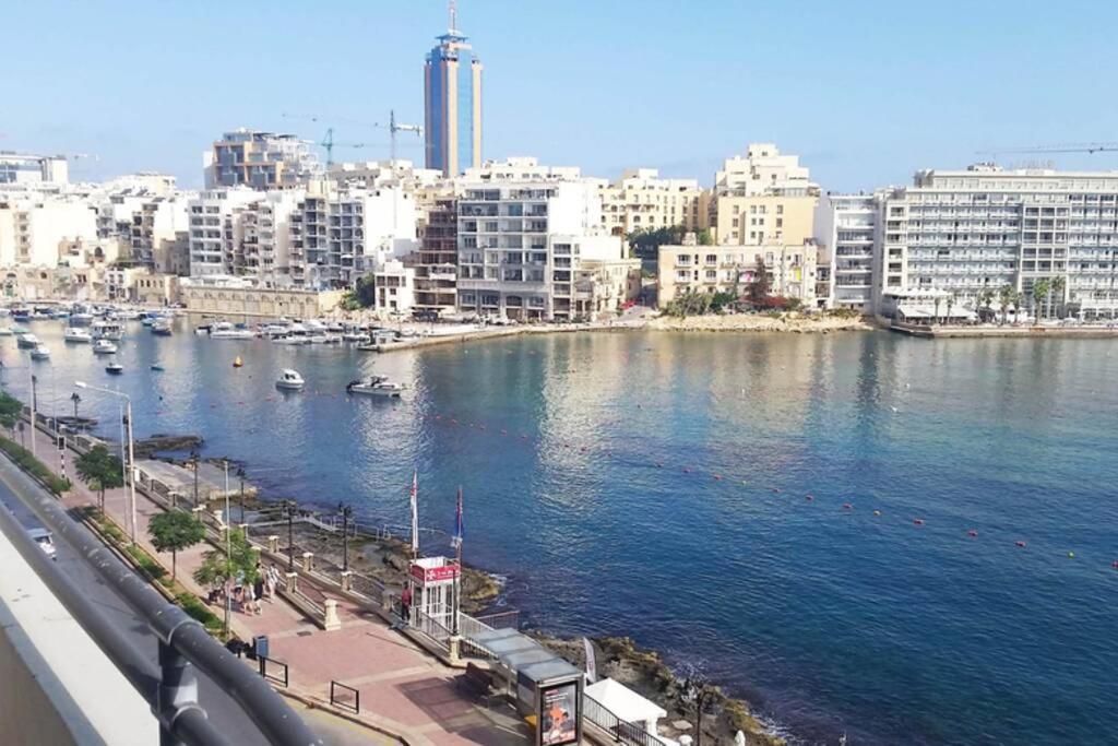 St Julians' Sea Front, Spectacular View, Apartment San Julián Exterior foto