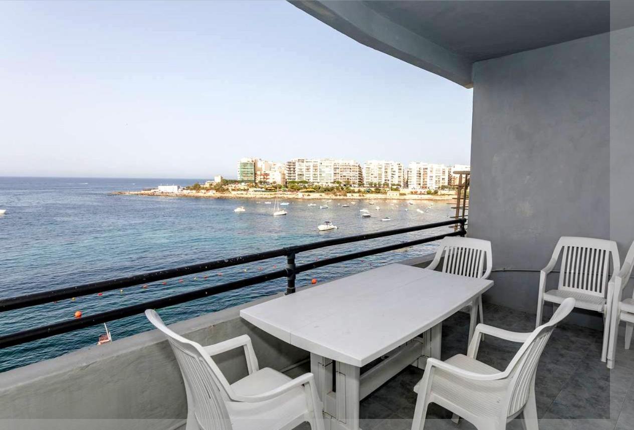 St Julians' Sea Front, Spectacular View, Apartment San Julián Exterior foto